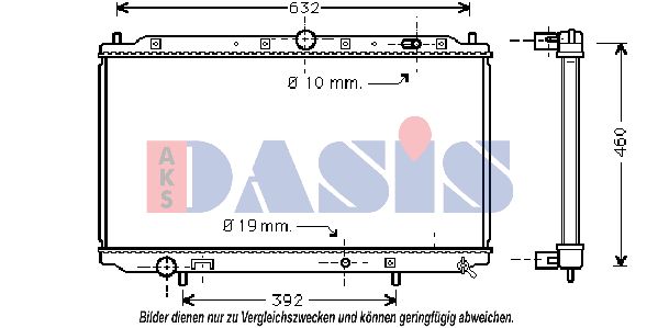 AKS DASIS Radiators, Motora dzesēšanas sistēma 141170N